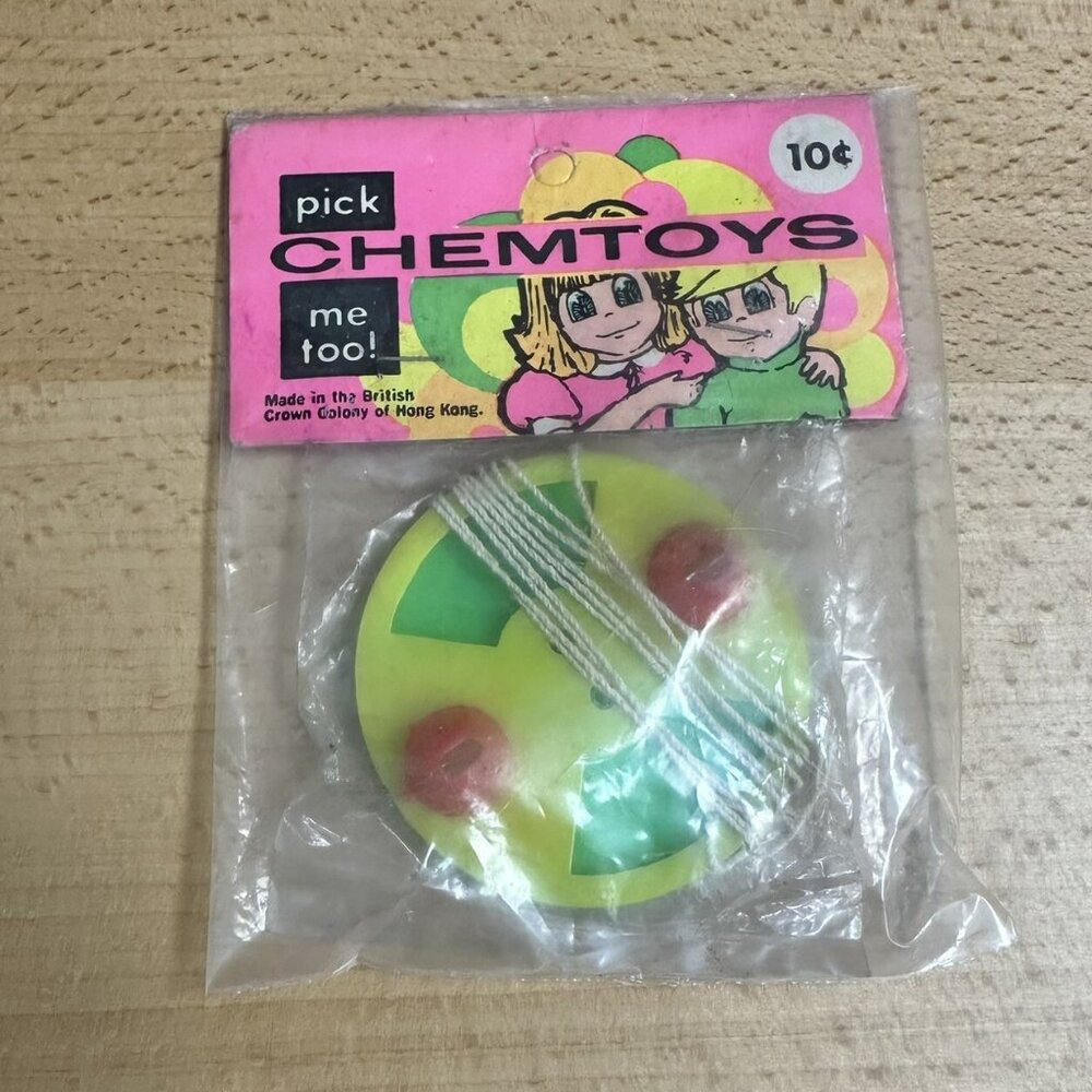 Chemtoys Dime Store Toy 1960s Novelty Game Pick Me Gag Gift Vintage Stock NOS